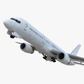 Boeing 757-200 Generic Rigged 3D Model model